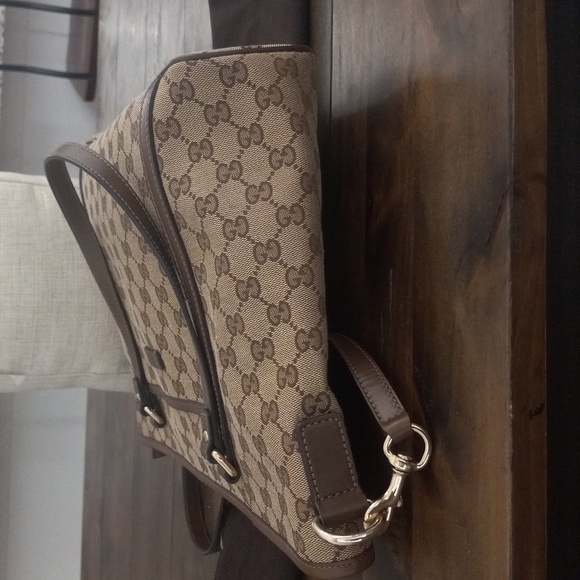 NWOT Authentic Gucci GG Supreme Monogram Medium Joy Tote Crossbody - Picture 6 of 10